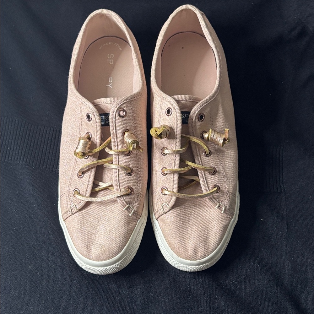 Sperry Blush Canvas Sneakers